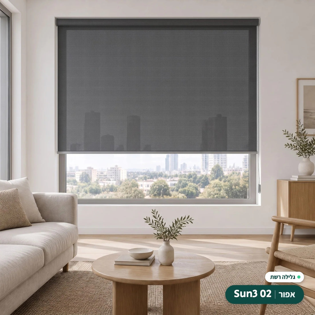 Sun3 02 · אפור – גלילה רשת · פרופיל ושרשרת אפור