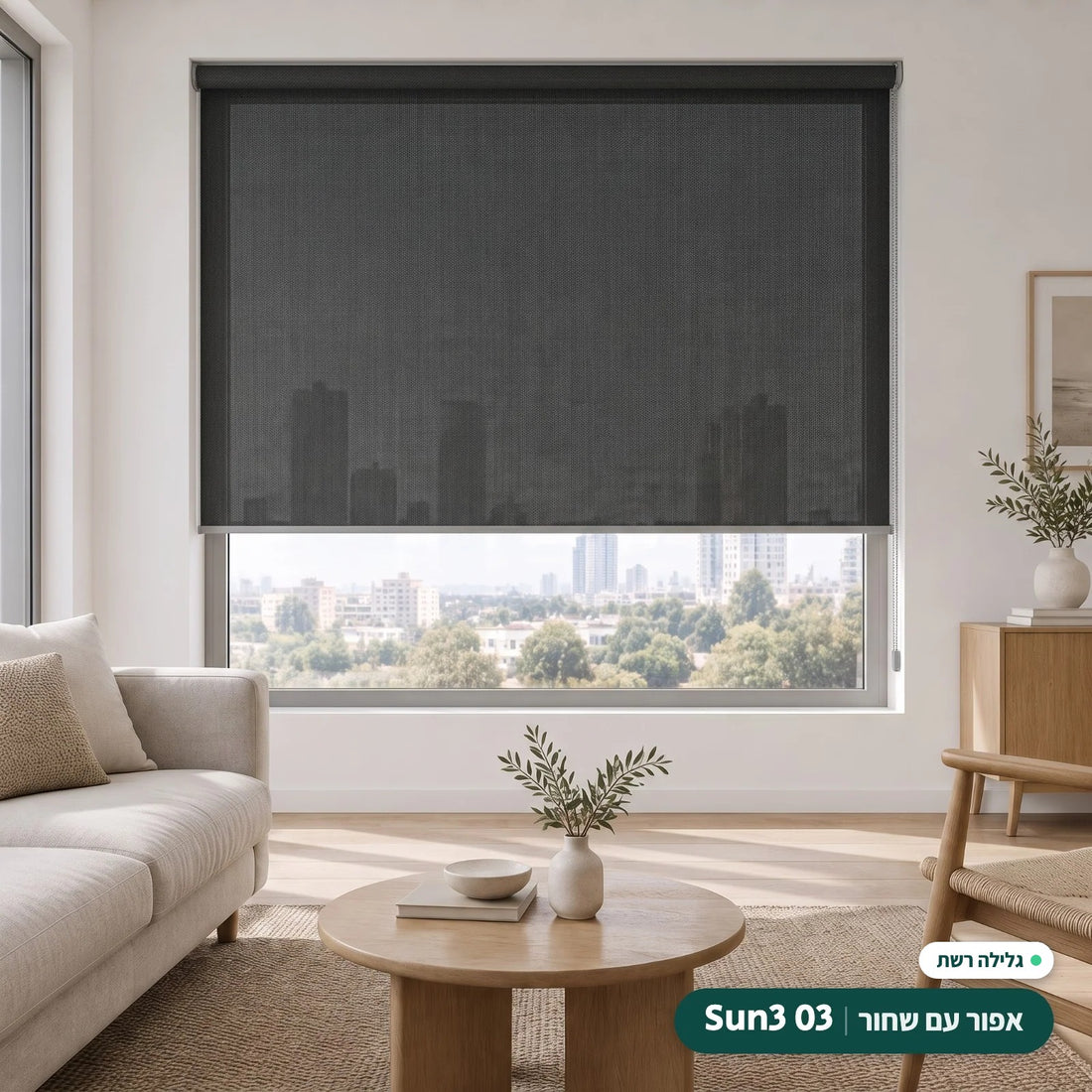 Sun3 03 · אפור עם שחור – גלילה רשת · פרופיל ושרשרת אפור